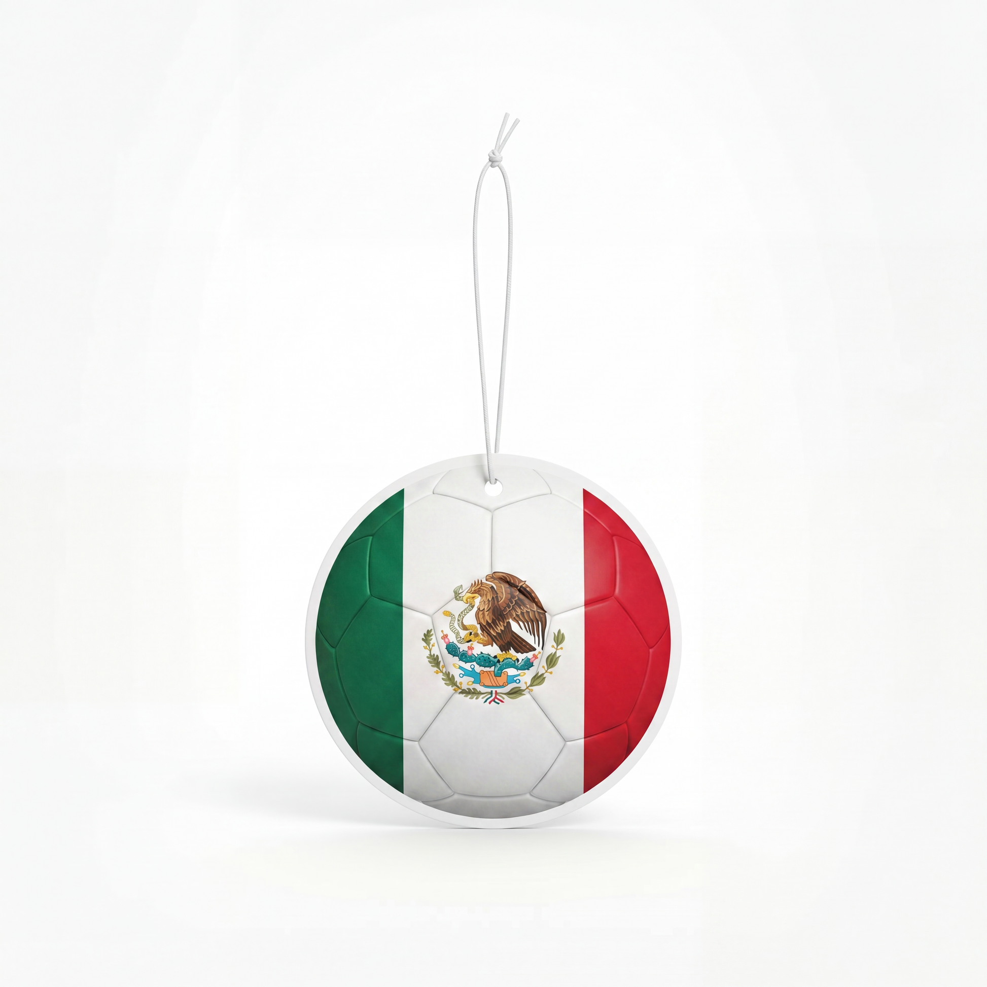 Mexico flag soccer ball air freshener