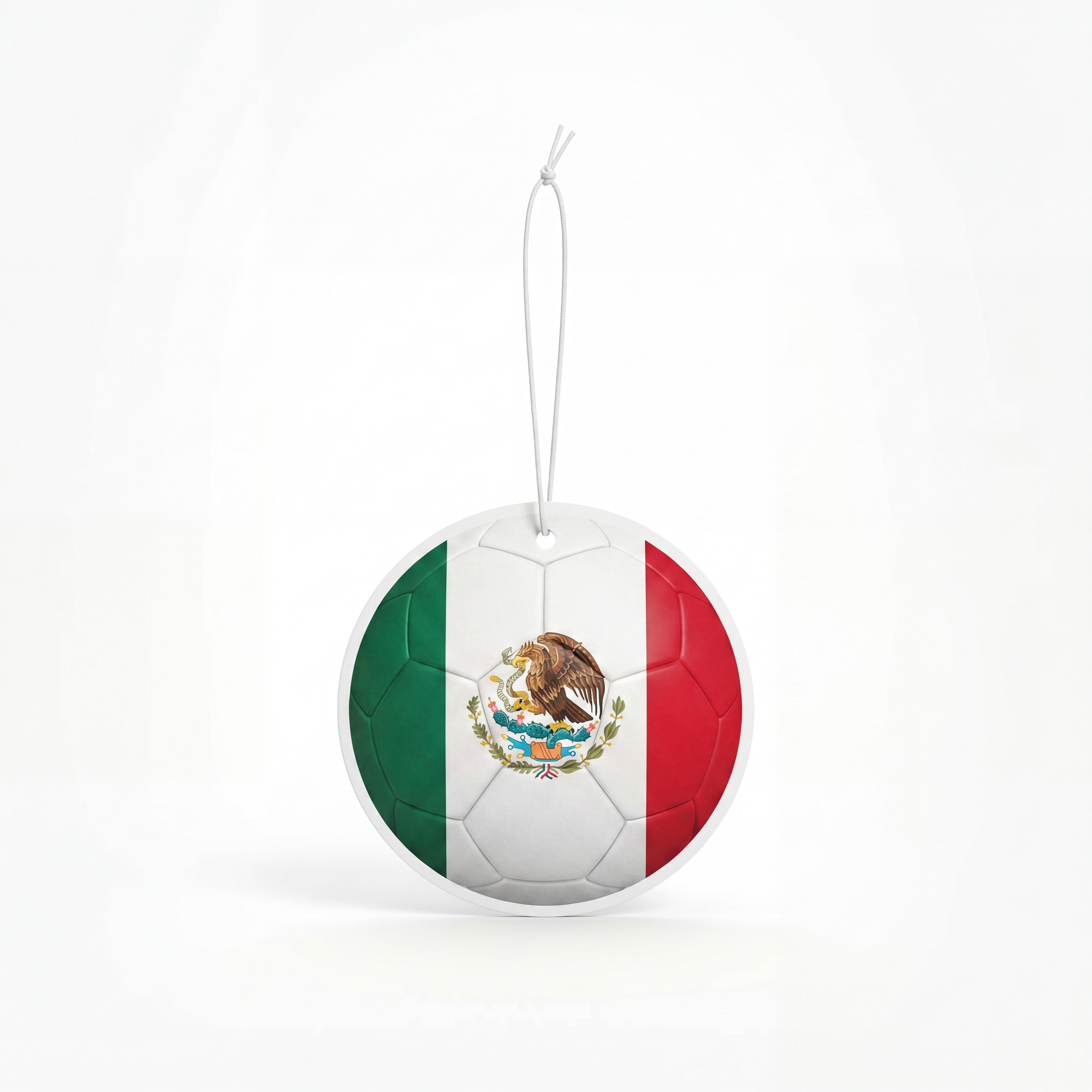 Mexico flag soccer ball air freshener
