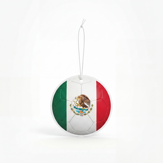 Mexico flag soccer ball air freshener