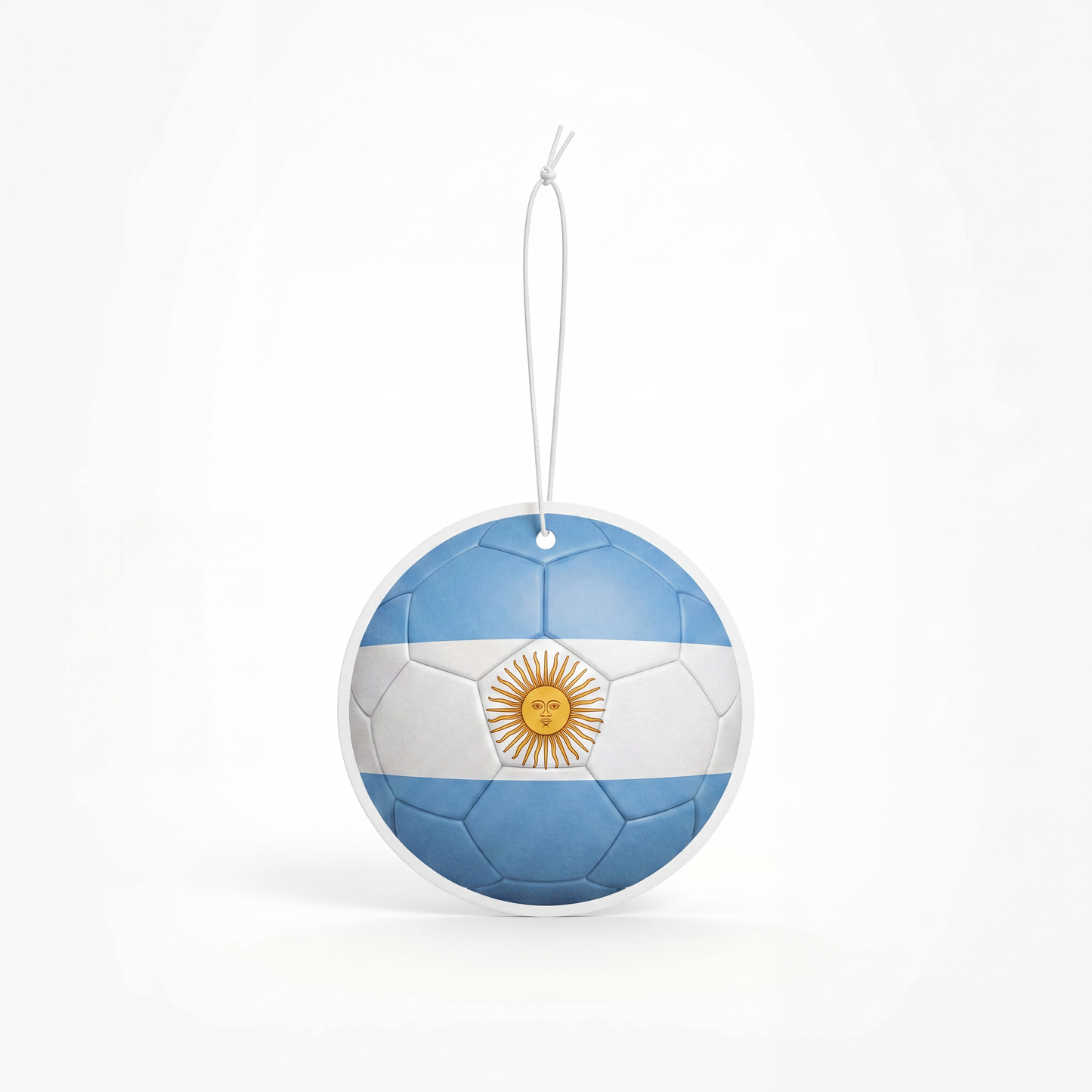 Argentina flag soccer ball air freshener