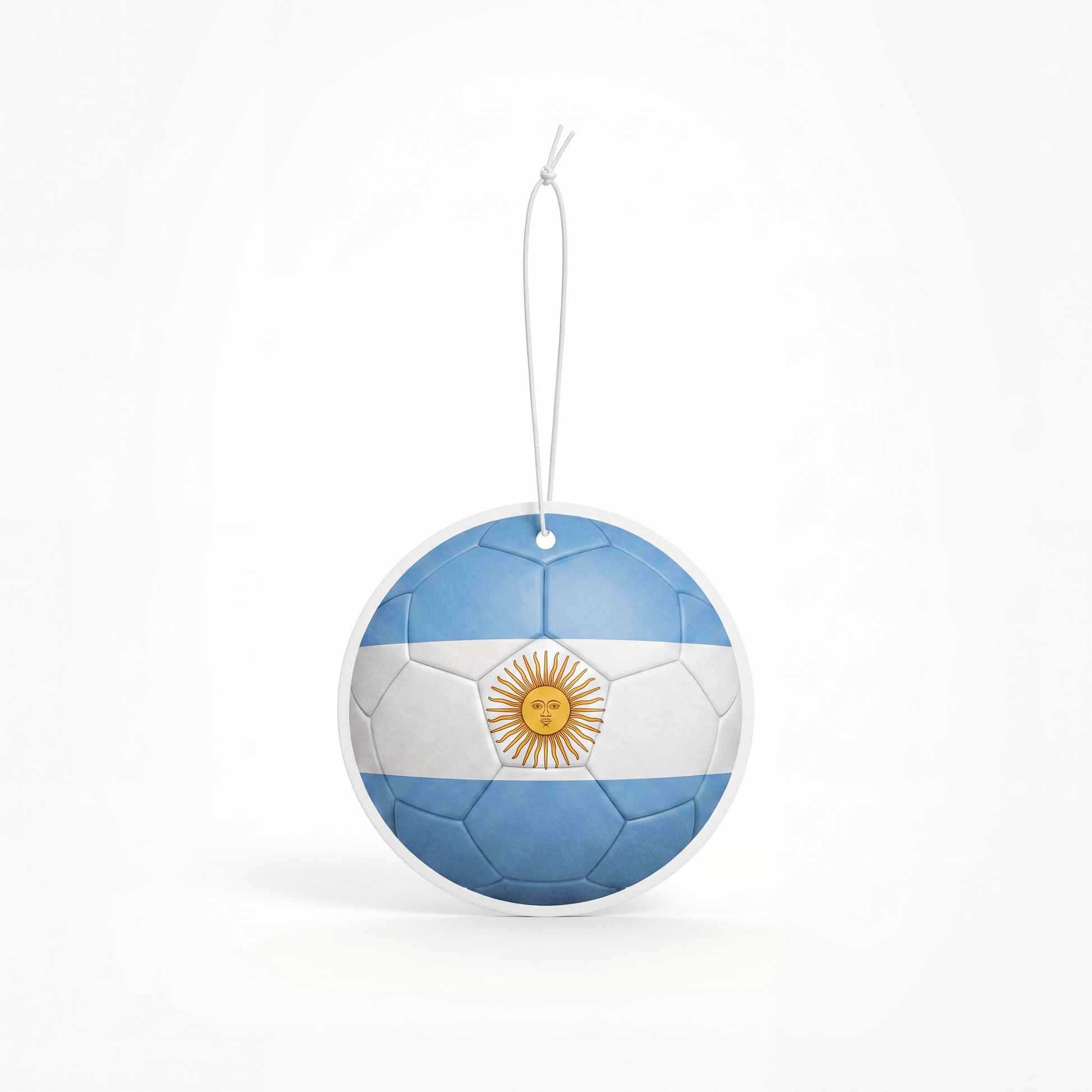 Argentina flag soccer ball air freshener