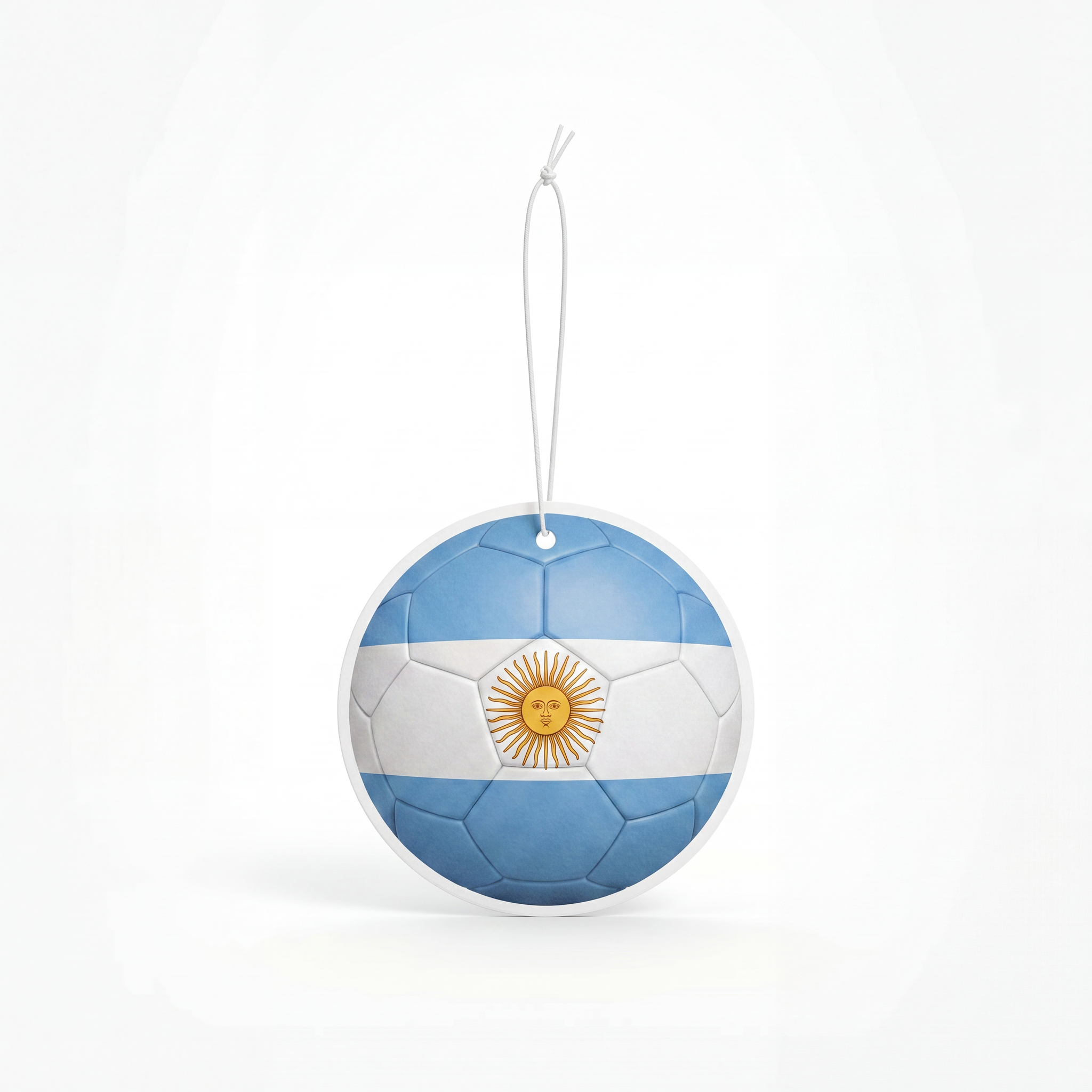 Argentina flag soccer ball air freshener