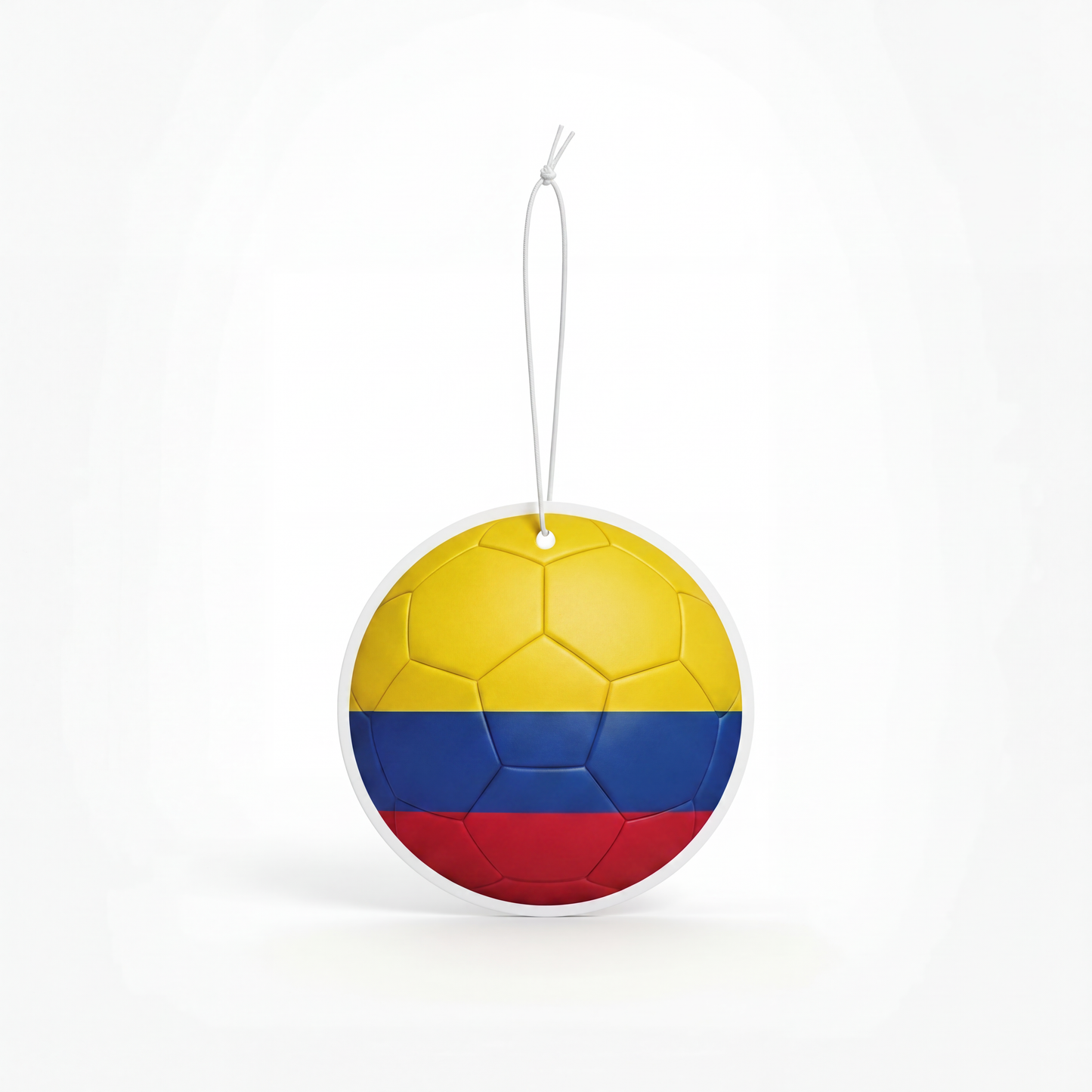 Colombia flag soccer ball air freshener