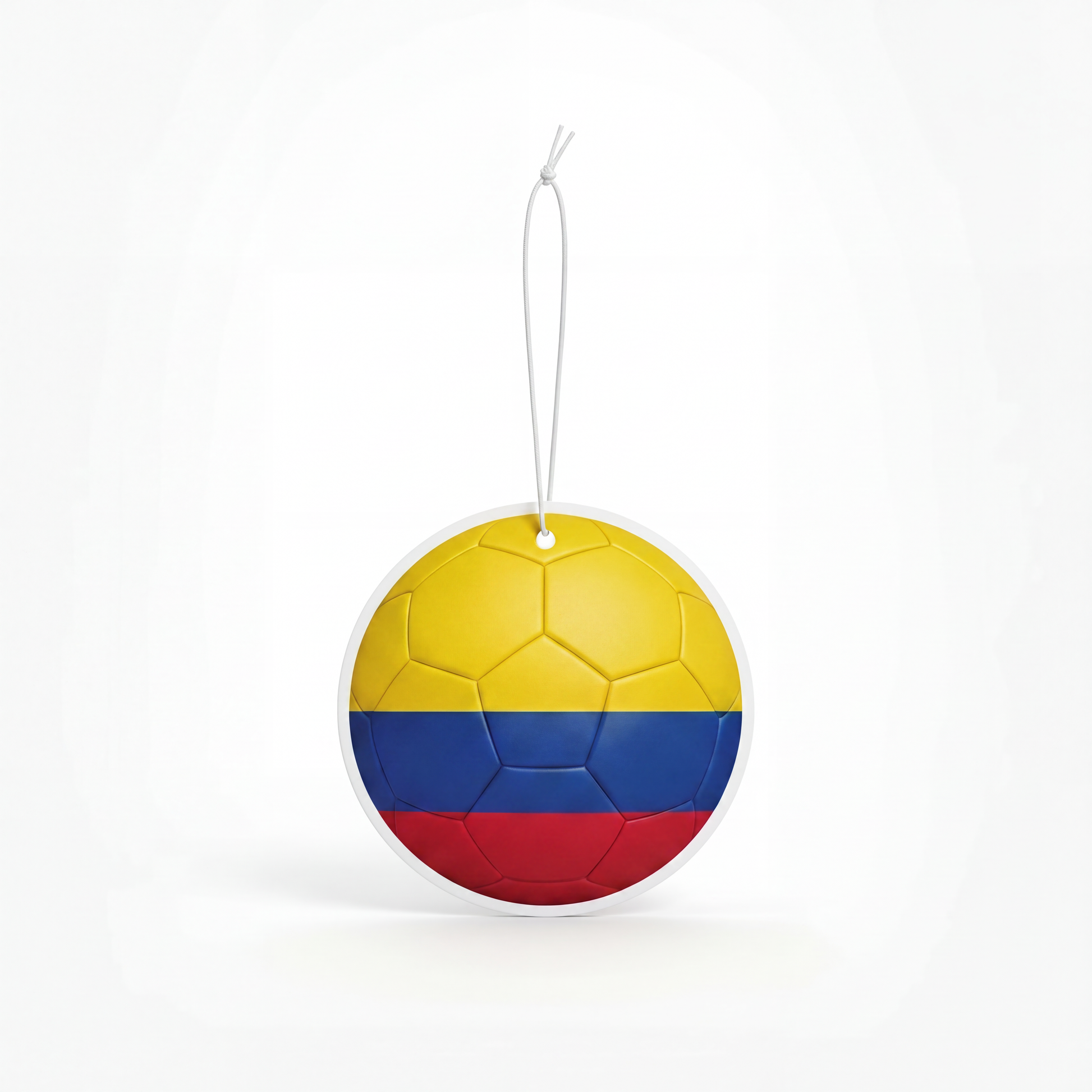 Colombia flag soccer ball air freshener