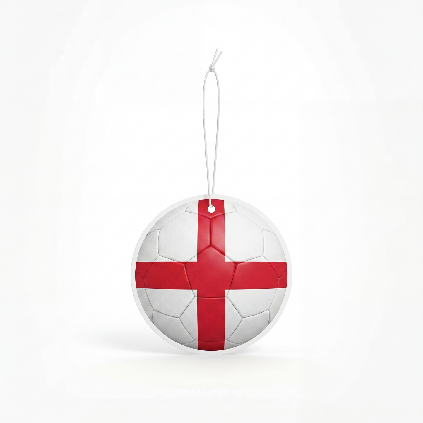 England flag soccer ball air freshener