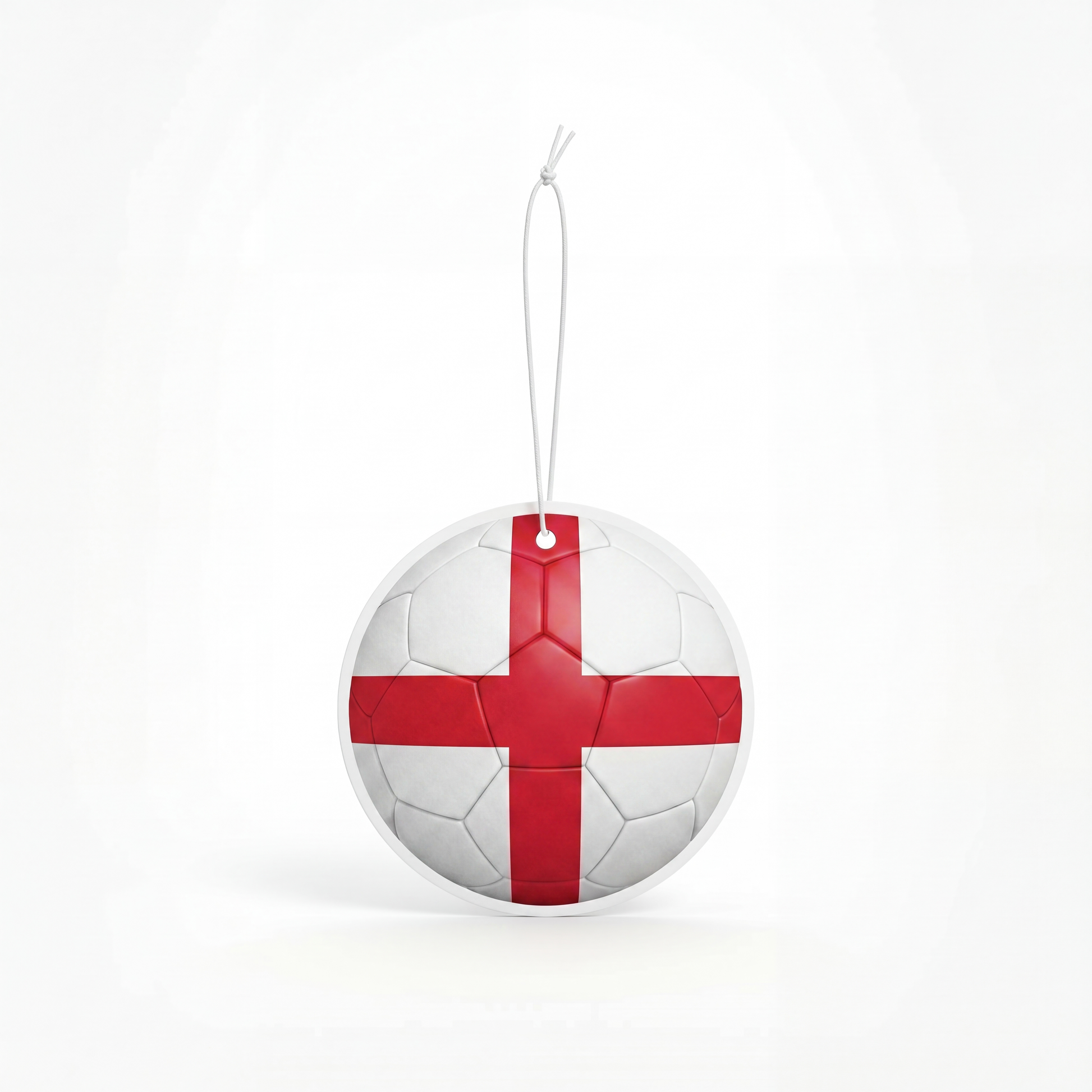 England flag soccer ball air freshener