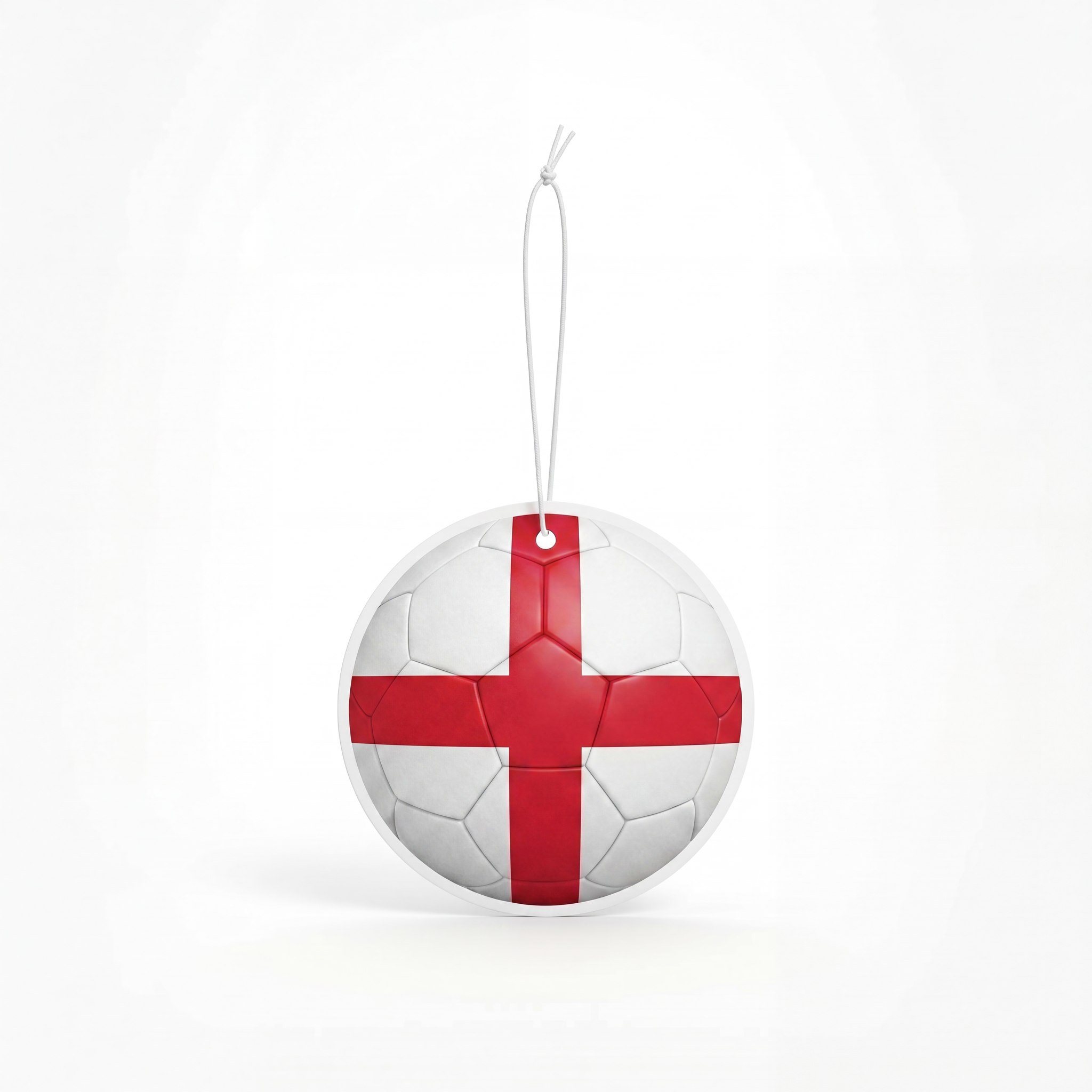 England flag soccer ball air freshener