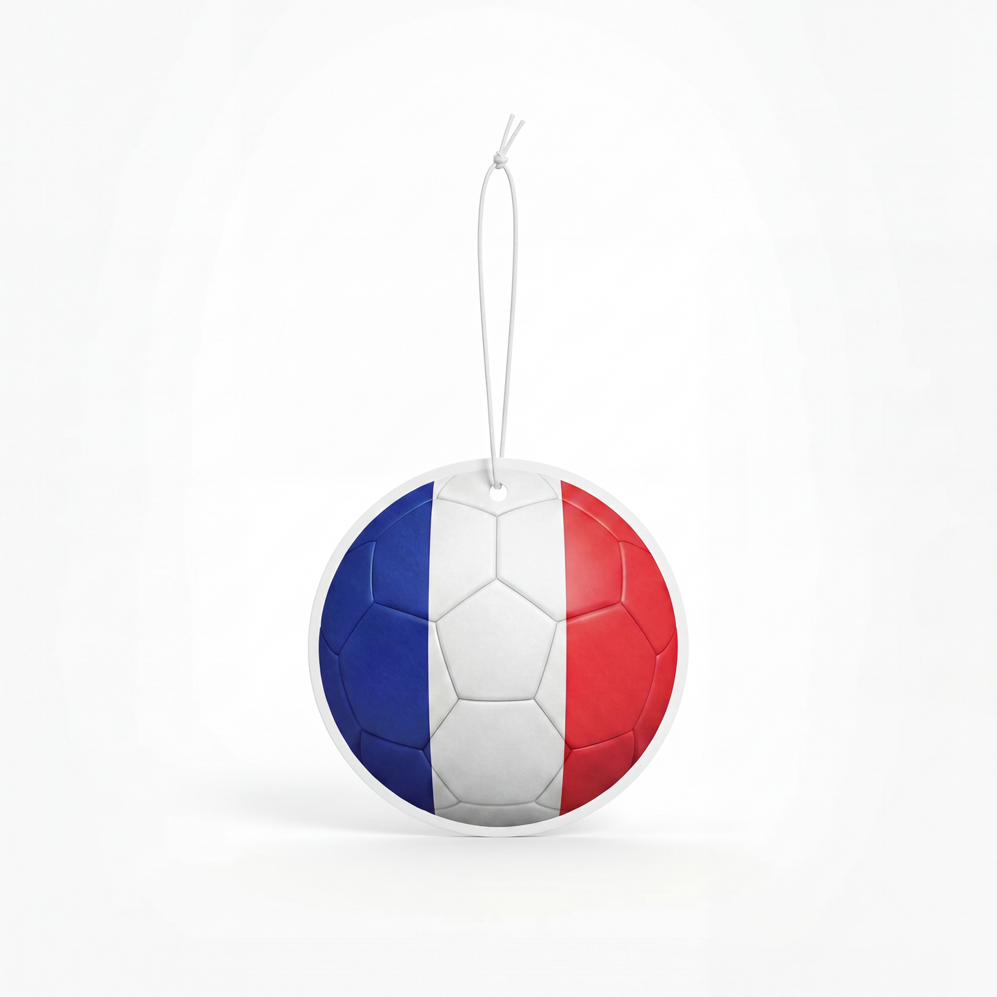 France flag soccer ball air freshener