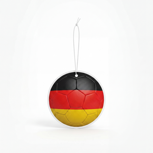 Germany flag soccer ball air freshener