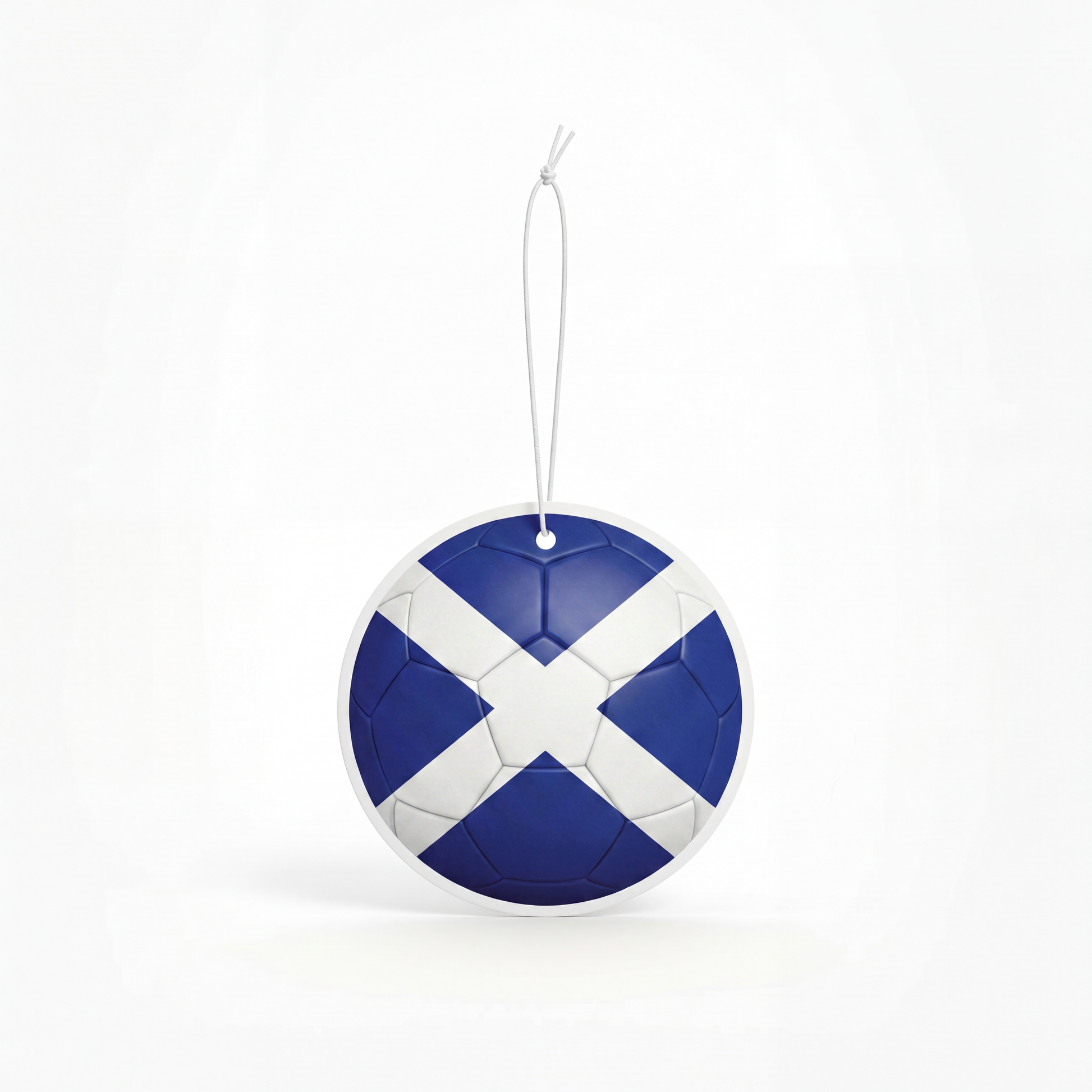 Scotland flag soccer ball air freshener