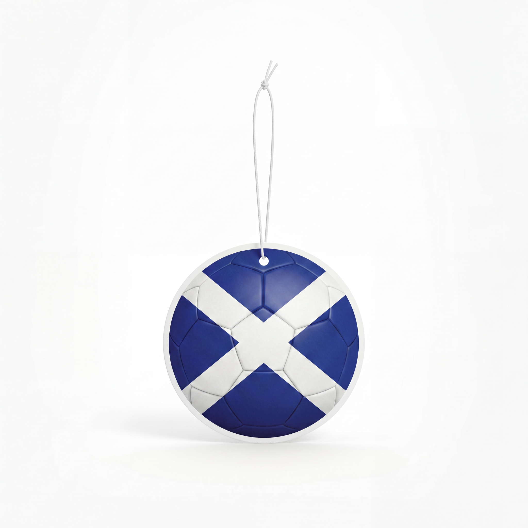 Scotland flag soccer ball air freshener