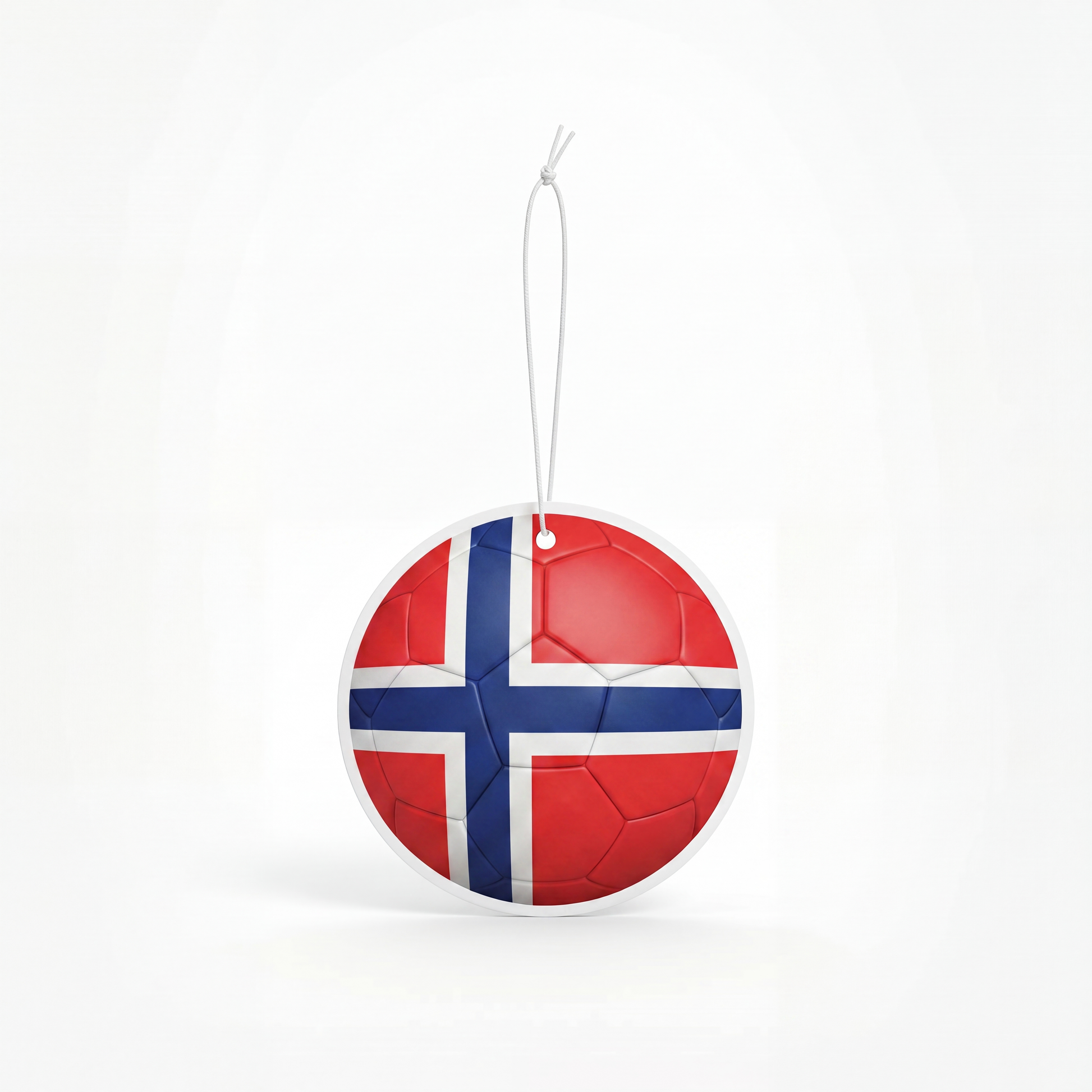 Norway flag soccer ball air freshener