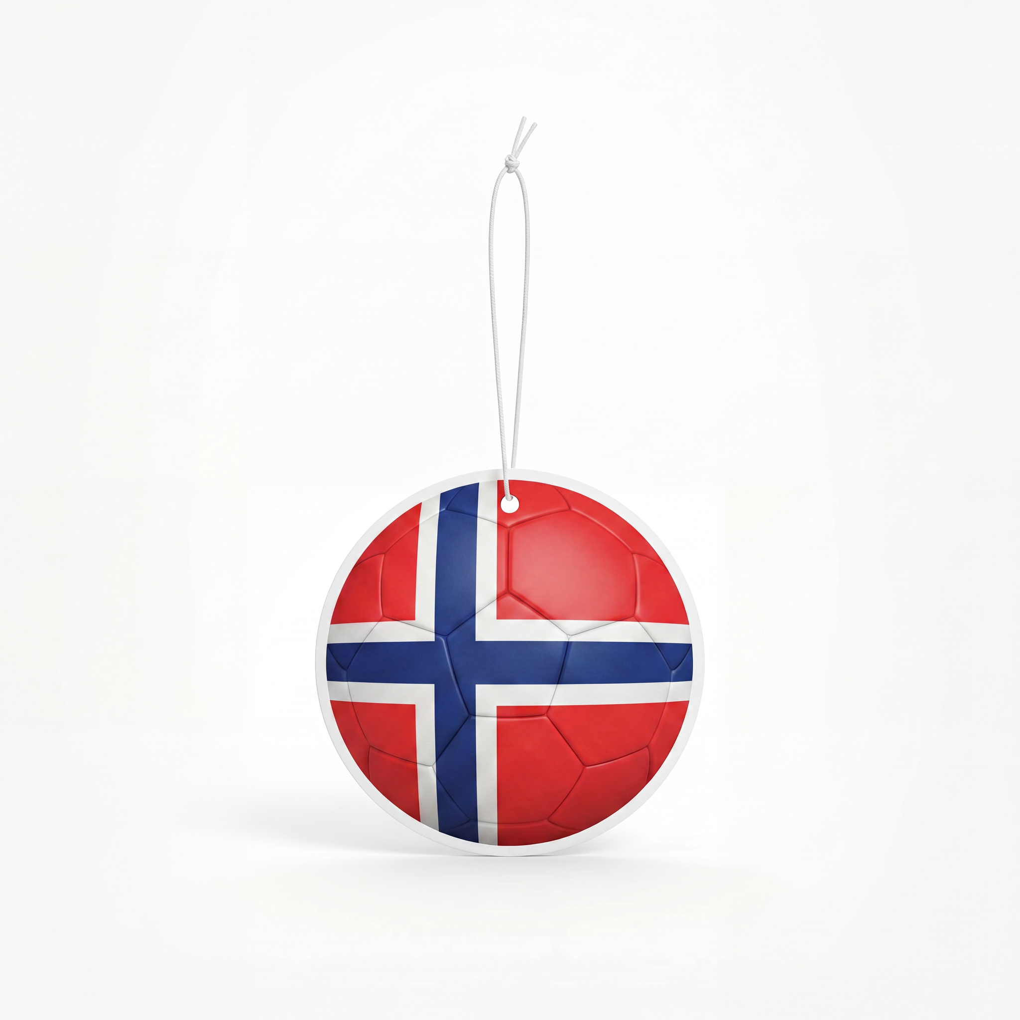 Norway flag soccer ball air freshener